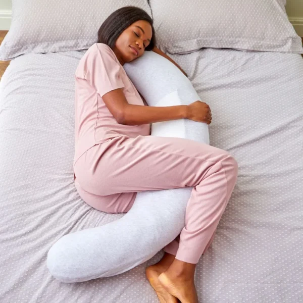 Breathe Pregnancy Pillow – Minimal Grey - Image 8