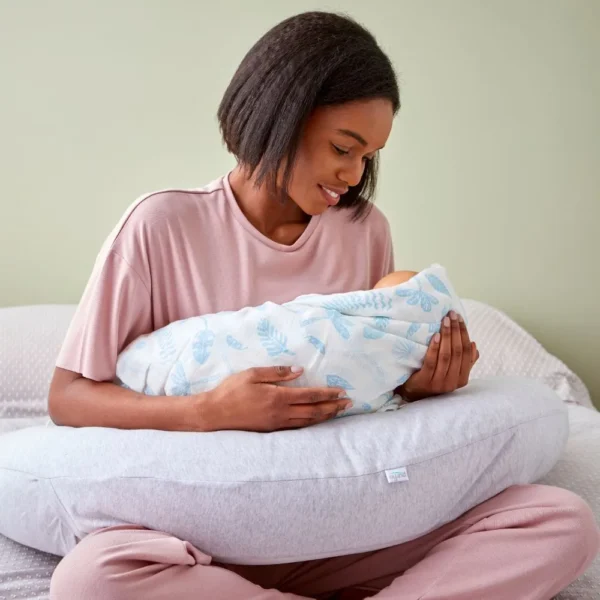 Breathe Pregnancy Pillow – Minimal Grey - Image 7