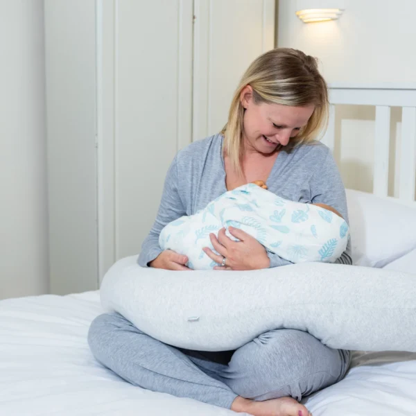 Breathe Pregnancy Pillow – Minimal Grey - Image 5